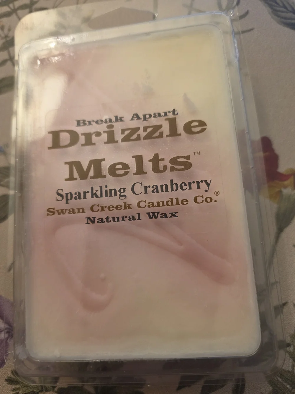 Sparkling Cranberry Drizzle Melts - Soft Pink